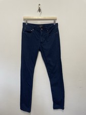 A.P.C. Women's Jeans W 28 L 31 Dark Indigo Skinny 100% Cotton Pockets