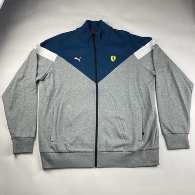 PUMA Ferrari Race Full Zip Track Jacket Men s 2XL Like New! (retail $110) Clean