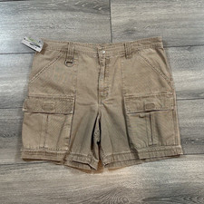 Cherokee Brown Cargo Shorts Cotton Pockets Men's Casual