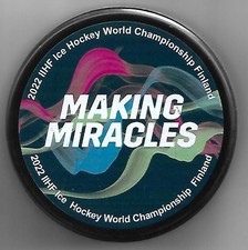 Eishockey Puck  WM 2022 HELSINKI+TAMPERE FINN...