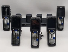 Lot of (5) Intermec Scanners CK71AA6MN00W1100 Batteries & Dock Charger *AS IS*