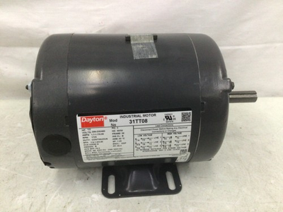 #ad #ad Dayton 31Tt08 Three Phase General Purpose Motor 1 2 Hp 56 Frame 230 460V Ac $120.00