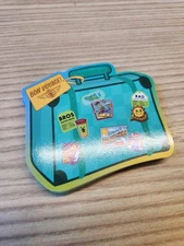 (1) Dutch Bros Sticker May 7, 2025 "Bon Voyage!" Teal Suitcase Travel Free Ship
