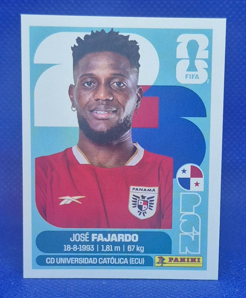 2026 Panini FIFA World Cup Sticker Jose Fajardo #PAN 17 - Panama