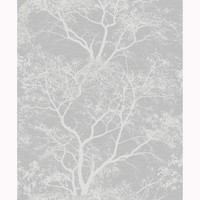 Holden Decor 65401 Flitter Tapete Whispering Trees Grau Silber Neu