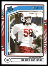 2024 Donruss Darius Robinson RC Arizona Cardinals #381