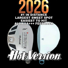  1 WHITE IDRIVE Hybrid Irons Golf Clubs 3 4 5 6 7 8 9 PW SW LW - FREE USA SHIP