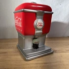 Vintage Coke Cookie Jar Retro Coca Cola Ice Cold Fountain 11" by Gibson
