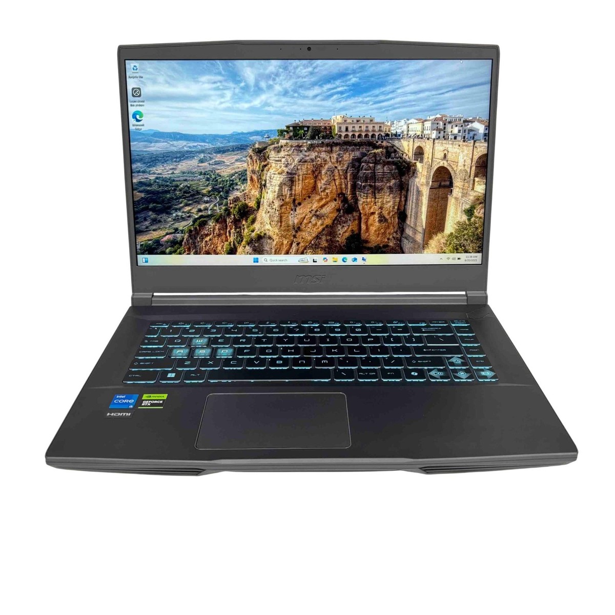 MSI Thin 15 MS-16R8 Win 11 Core i5-13420H 2.10GHz 16GB RAM 512GB