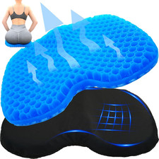 Kayak Seat Cushion - Blue Cooling Gel Kayak Accessory Removable Waterproof Cover