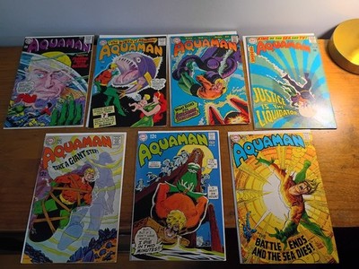 AQUAMAN SILVER AGE DC COMICS # 21 23 36 38 43 44 & 49