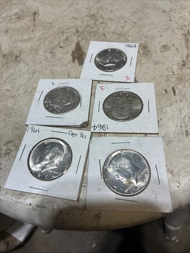 Silver Half Dollar 1964 Kennedy 1/2 Excellent!