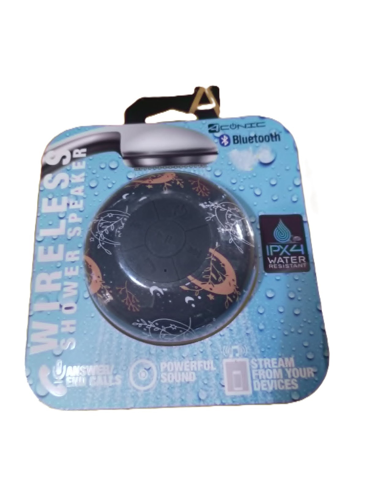 Wireless Bluetooth Shower Speaker IPX4 Water Resistant Sucti