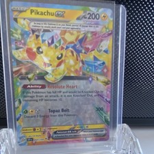 Pokemon Pikachu ex 057/191 Sv08: Surging Sparks 200 HP Double Rare Holo EX