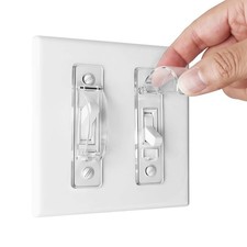 Light Switch Guard Child Safety Clear Toggle Cover for Wall Plate 1 Pack