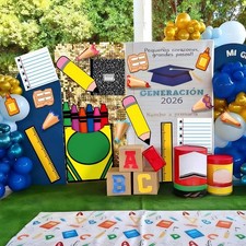 24 Pcs Preschool Graduation Party Decoration Pre-k Large DIY Backdrop Photo Bo..