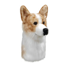 Corgi Golf Club Headcover - Realistic Pembroke Welsh Corgi Head Cover for Driver