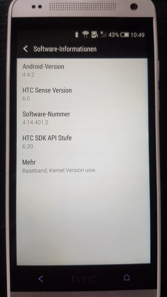HTC One mini - 16GB - silber ohne Simlock - Bild 2 von 4