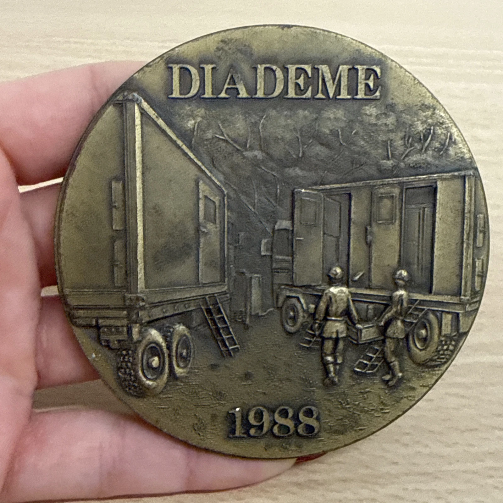 Médaille Diadème 1988 Direction Des Armements Terrestres Seft