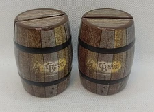 (2) Cracker Barrel Place Card  Holders Ceramic Collectible Memorabilia
