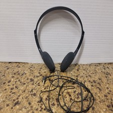Sony Walkman MDR-027 Black Headset Headphones VINTAGE Tested  Working VGUC pads