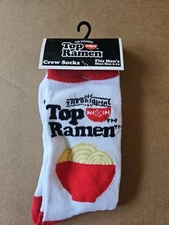 Top Ramen Crazy Socks Men, Size 6-12