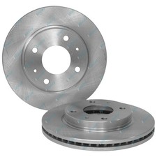 2 Front Disc Brake Rotors for Hyundai Elantra FC XD 4cyl 1.8L 2.0L 2000-2006