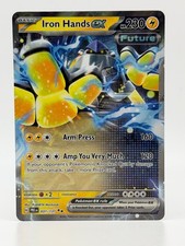Pokemon TCG Card Prismatic Evolutions 031/131 Iron Hands EX Double Rare