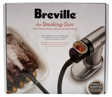 Breville The Smoking Gun Wood Smoke Infuser BSM600SIL Food Smoker NEW