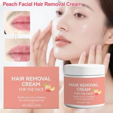 50g Peach Facial Hair Removal Cream, Moisturizing & Removing Facial Hair O9R9