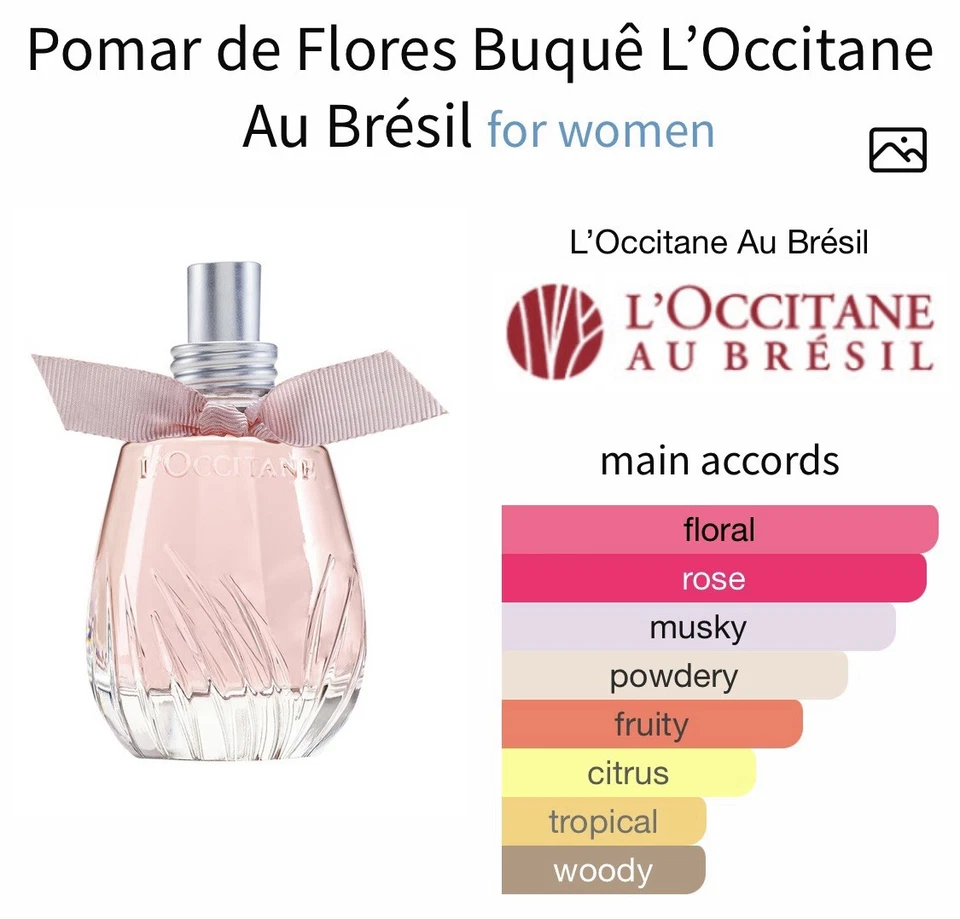 Perfume L’Occitane Au Bresil Pomar de Flores Buque 50 ml EDP Foto 4 de 4
