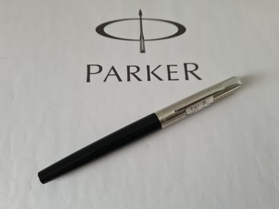 PARKER F 15 Füllhalter ''F'' schwarz aus Sammlungsauflösung NOS Vintage