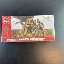 AIRFIX Toy Soldiers Boxed British Infantry Support Group 1/32 Scale WW2 Models
