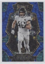 2022 Panini Select Premier Level Blue Disco Prizm 10/25 Chad Muma #146 zp1