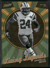 2023 Prestige Darrelle Revis Living Legends Xtra Points Gold #/75 25720