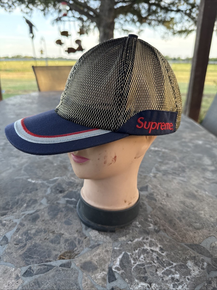 Supreme Metallic Mesh 6-Panel Hat Gold | eBay