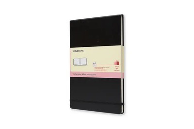 Moleskine Folio Watercolour Album A4, black | Buch | Kartoniert / Broschiert