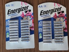 New 36 AA Energizer Ultimate Lithium Batteries, Leak Proof, Long Lasting, Bulk