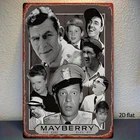 Vintage Mayberry Town Tin Metal Signs- The Andy Griffith Show Inspi Signs