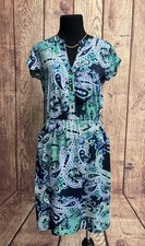 EXC COND TOMMY HILFIGER WOMENS SMALL GORGEOUS PAISLEY FLORAL SUMMER SUNDRESS~