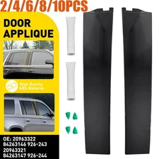 Rear LH+RH B-Pillar Trim Molding Door Applique Fits 2015-2018 GMC Yukon 2-10x