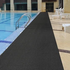 PVC Drainage Floor Mat Non-Slip Commercial Wet Area Mat for Outdoor and Indoo...