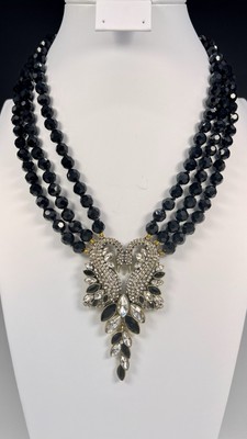 Heidi Daus 'Swan in Love' Crystal Beaded Necklace