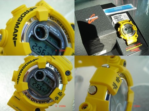 CASIO G-SHOCK FROGMAN YELLOW RARE DW-8250Y-9T BNIB airdivers rose gold - Picture 4 of 12