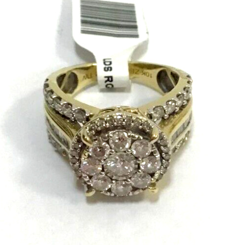 (MA3) Lady's 10k Yellow Gold Diamond 1.90TCW Size… - image 6