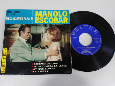 MANOLO ESCOBAR Mi cancion es para Ti Pelicula Single 7 '' Vinyl vinyl Spanisch Ed