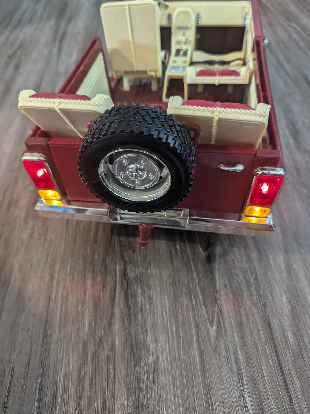  vintage campfire cruiser 2004 jeep carro brinquedo peças faltantes funcionando 