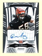 Rey Maualuga Cincinnati Bengals 2009 Bowman Sterling RC Auto Rookie 216/299