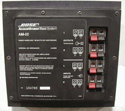 その他 Bose AM-5 Bose AM -5 two 6.5 woofers from subwoofer | eBay