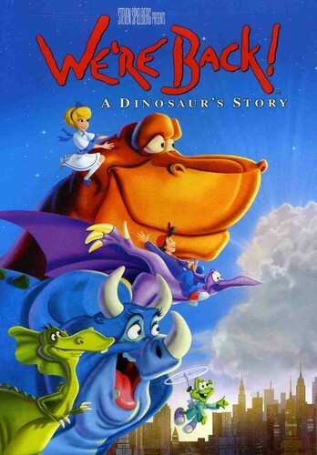 WE'RE BACK! A DINOSAUR'S STORY (DVD) VG Disc + Cover Art - NO CASE ...